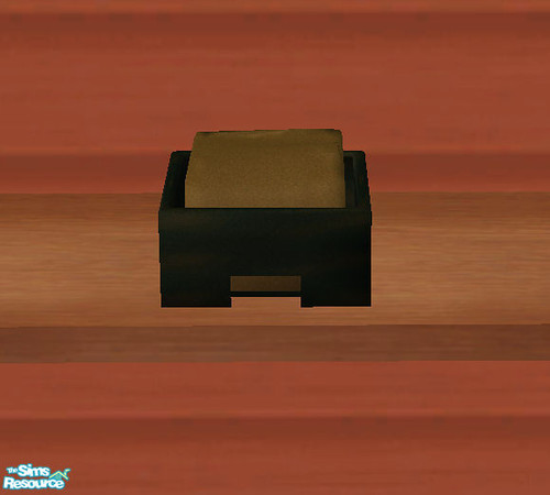 Sims 2 — Barnset Mineral block mesh by Paleoanth —  All horses need a salt block