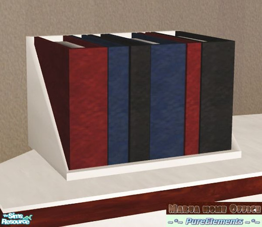 Sims 2 — Marua Home Office - Files by SaeraMaples — Modern office for your home done in inviting shapes and colors.