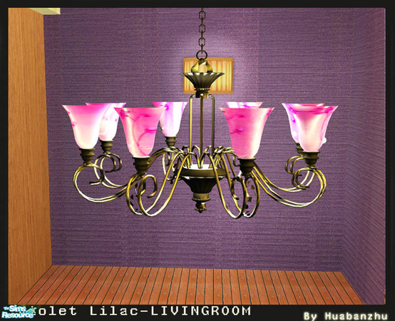 Sims 2 — Violet Lilac -- livingroom - ceilinglamp by huabanzhu — 