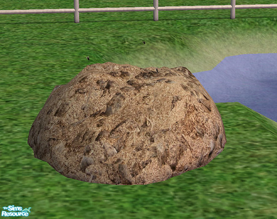 Sims 2 — Barnset Manure  by Paleoanth —  A pile of....muck. With animated flies! As opposed to dead ones. 
