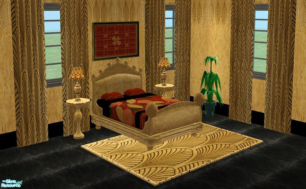 Sims 2 — Lew's Bedroom by Riverwillows — En Homage to my sweet LewLew, here is a bedroom especially tailored for him