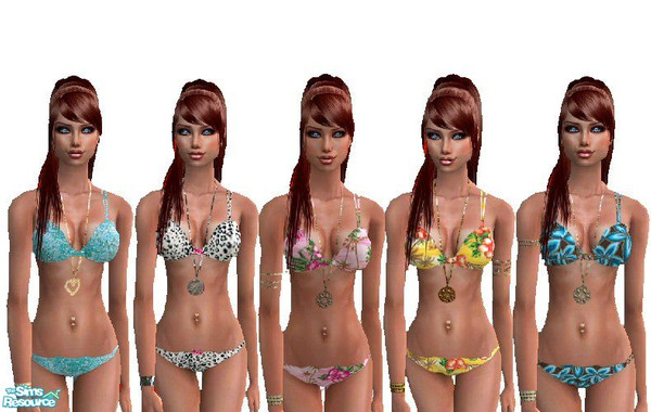Sims 2 — VF Venus Sun Collection 3 by fortunecookie1 — Here are some fun swimsuits for your favorite female sims. I tried