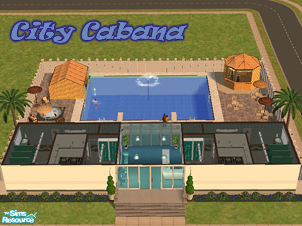 Sims 2 — City Cabana by sweettems — 