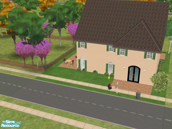 Sims 2 — Victorian Promenade The Pine 2 by Sarahs_jones — Furnished version of the Pine 1. Mix of laid-back,
