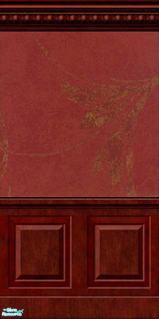 Sims 2 — Gold Leaf - Antique Wall by jembaby04 — Part of the Antique Wall Set 1. TSRAA