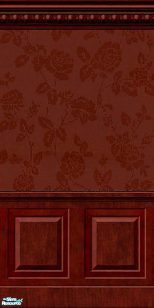 Sims 2 — Velvet Roses - Antique Wall by jembaby04 — Part of the Antique Wall Set 1. TSRAA