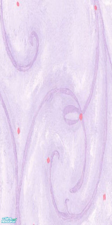 Sims 2 — Purple Scroll by Buffy__n__Angel — Lavendar wallpaper with a funky design.