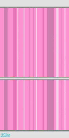 Sims 2 — Stripes Pink Set - wall3 by Ivancica — by Ivana