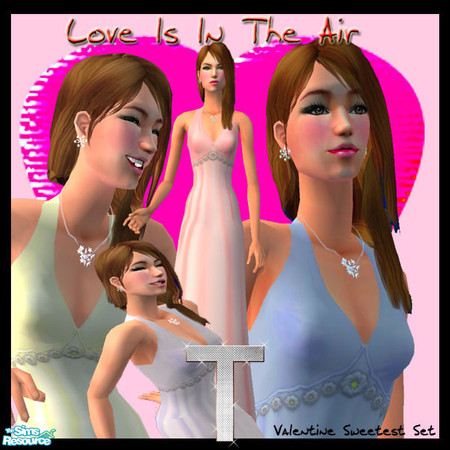 Sims 2 — Love is in The Air by The T — Happy Valentine day! Model : 'Miss Rita Knowwell' by 'Aj1_beloved'