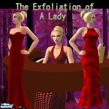 Sims 2 — The Exfoliation of A Lady by TSR Archive — Inspired by snake's scales. I make these for a lady in a sim family I