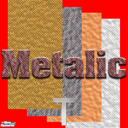 Sims 2 — Shiny Metalic Walls by The T — Let's your house shine. TSRAA