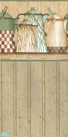 Sims 2 — Green Teapots by Buffy__n__Angel — Something to make your kitchen alittle country.