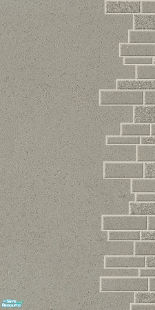 Sims 2 — Fusion - Grey wall 4 by Spaik — A set of brick walls and floors in grey that can be combined together. They tile