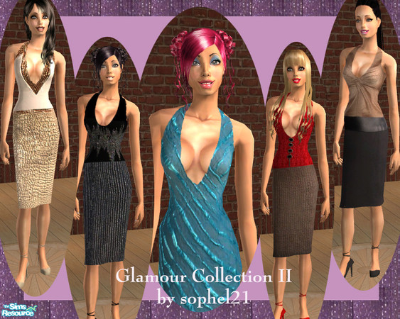 Sims 2 — Glamour Collection II by TSR Archive — glamour-collection-set 2 ***you need the mesh from simchic ... you can