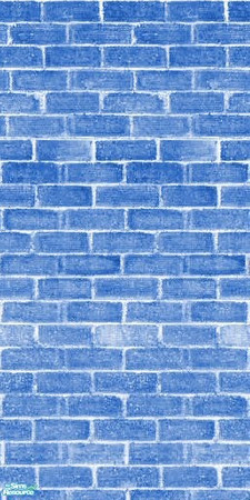 Sims 2 — Blue Brick walls by jennj28 — Blue Brick walls by JennJ