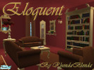 Sims 2 — Eloquent Living by RhondaBlonda — A simple yet \"Eloquent\" living room set in blonde oak wood.