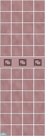 Sims 2 — Marble Walls - Aubergine by Limefwooper — 