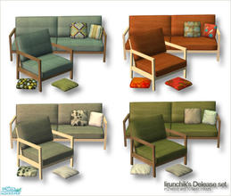 Sims 2 — lirunchik\'s Delease lounge by mirake — I felt the urge to recolor this lovely set, and so I did :) Hope you lik