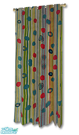 Sims 2 — Delease in light wood and green - Curtain Recolour 2 by lirunchik — A part of my Delease in light wood&green
