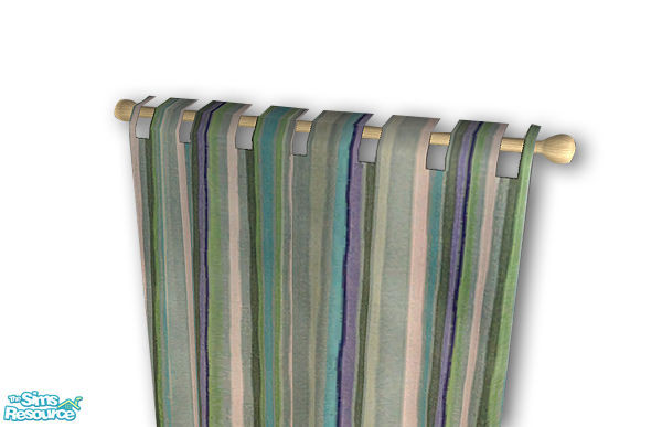 Sims 2 — Delease in light wood and green - Curtain Recolour 1 by lirunchik — A part of my Delease in light wood&green