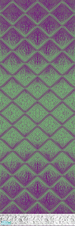Sims 2 — Quilted Haze 2 - Individual Item by WelshWitch — Purple & Green Hazy shiny walls, with quilted effect. 6