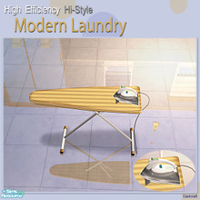Sims 2 — Modern Laundry Extras - Ironing Board Recol by Cashcraft — Now that you\'ve installed a \"Hi-Efficiency