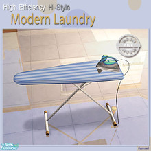 Sims 2 — Modern Laundry Extras - Ironing Board Mesh by Cashcraft — Now that you\'ve installed a \"Hi-Efficiency