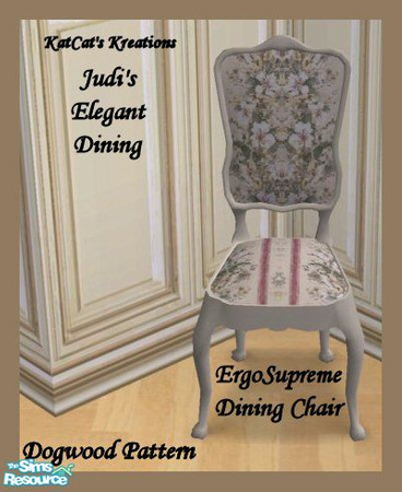 Sims 2 — JED - Dogwood ES Dining Chair by KatCat — Recolor of the \"Ergo Supreme Dining Chair\" from the base