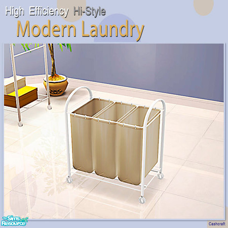 Sims 2 — Modern Laundry Extras - Sorter Canvas Recol by Cashcraft — Now that you\'ve installed a \"Hi-Efficiency