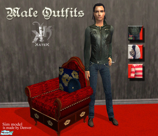Sims 2 — Male Outfits by K@ — Three male outfits for you! Hope, you like them :)