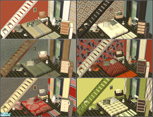 Sims 2 — Steffor recolors by mirake — Compilation of all the Steffor recolors I made based on her "under the