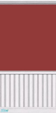 Sims 2 — Rum Red Glory with white panelling by mightyfaithgirl — More of this gorgeous red!