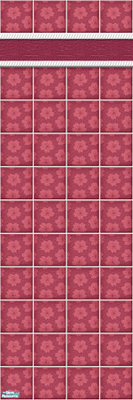 Sims 2 — Studio K Wallflower - Pomegranate by StudioKhagerks — 