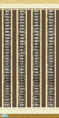 Sims 2 — Sepia "Sango Stripes" wallpaper by KayJayZee1963 — Sepia-colored "Sango Stripes" wallpaper.
