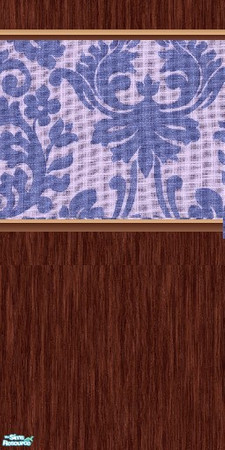 Sims 2 — Bllue Berry Living Room - wall panel 2 by ead425 — 