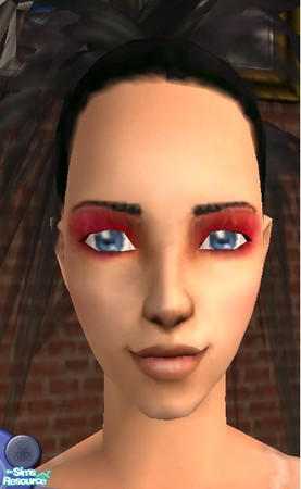 Sims 2 — Cherry Tomato Eyeshadow by shockstar — Cherry Tomato Eyeshadow