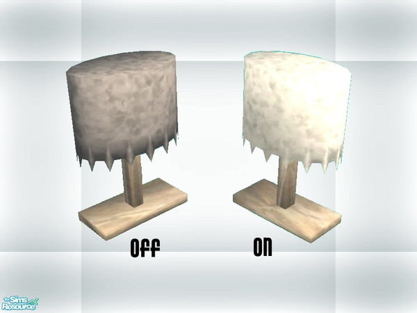 Sims 2 — The Wyn Bedroom - BW - Table Lamp by NewSimSimGirl — recolor set for the Wyn bedroom. You may clone, recolor and