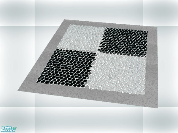 Sims 2 — The Wyn Bedroom - BW -Area Rug by NewSimSimGirl — Recolor set for the Wyn Bedroom. You may clone, recolor and