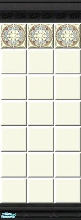 Sims 2 — Early Spring Bath Wall 1 by Omi — Part of my Early Spring Bath roomset. Have fun :) Omi