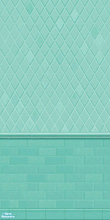 Sims 2 — Caribbean Diamond Tile by Shalea — Diamond tile in a peaceful Caribbean bluegreen color.