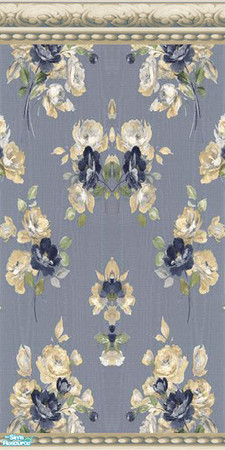 Sims 2 — Brush Strokes by socgrrrl725 — Asian inspired wallpaper featuring black brush strokes on a white background