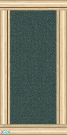 Sims 2 — Teal Wall with Sycamore Molding by SSilver — Here is something different to decorate your houses with. 4