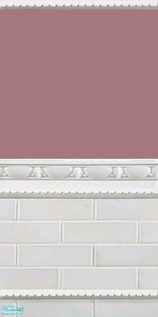 Sims 2 — Rosa and white by viwsim — Rosa wall and white borders. Seamless.