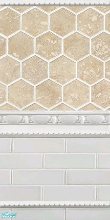 Sims 2 — Beige tiles by viwsim — Beige tiling and white borders. Seamless.