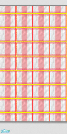 Sims 2 — My Baby Set - Red wall 02 by Lyra_Style — This wall is from a set of walls and floors for sim child's room.