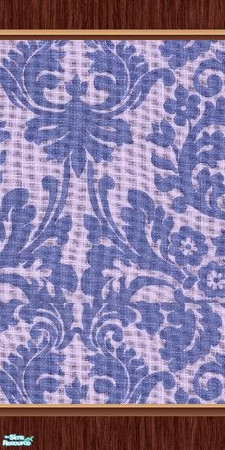 Sims 2 — Blue Berry Wall panel 1 by ead425 — for the bedroom