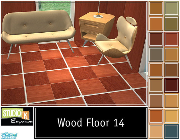 Sims 2 — Studio K Wood Floor 14_01 by StudioKhagerks — 