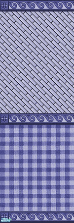 Sims 2 — Set 2 - Part B - Individual Item by maylynn55 — This is Set 2, which consists of navy walls with matching