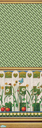 Sims 2 — Set 1 - Part C - Individual Item by maylynn55 — This is Set 1, which consists of olive green walls with matching