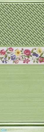 Sims 2 — Set 1 - Part C - Individual Item by maylynn55 — This is Set 1, which consists of olive green walls with matching